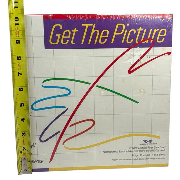 SEALED VTG 1987 "Get The Picture" Drawing Board Game Worlds of Wonder BRAND NEW - Picture 16 of 16